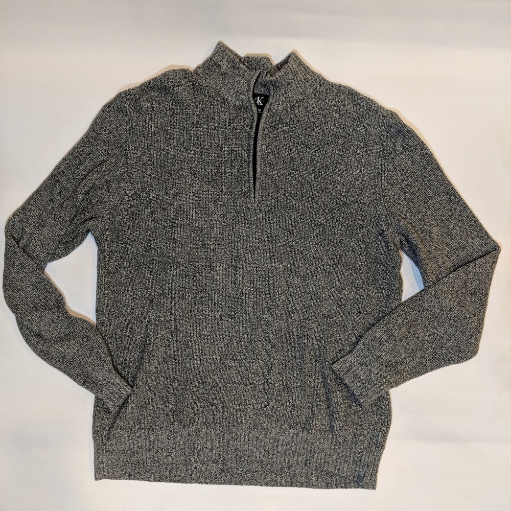 Calvin Klein Mens Grey Thick Sweater Extra Large